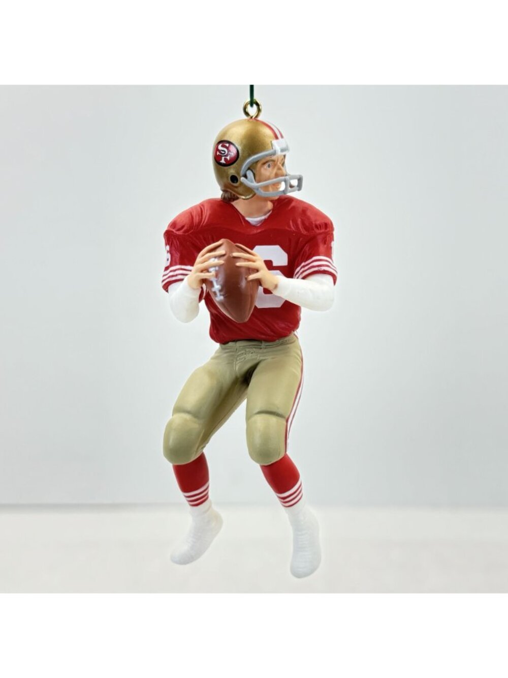 Vtg 1995 Joe Montana 49ers Hallmark Ornament 1st in Football Legends Series NEW - Picture 2 of 16